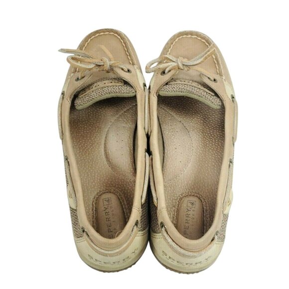 Sperry Top-Sider Boat Shoes Women's Size 7.5 Tan Leather - Picture 7 of 8